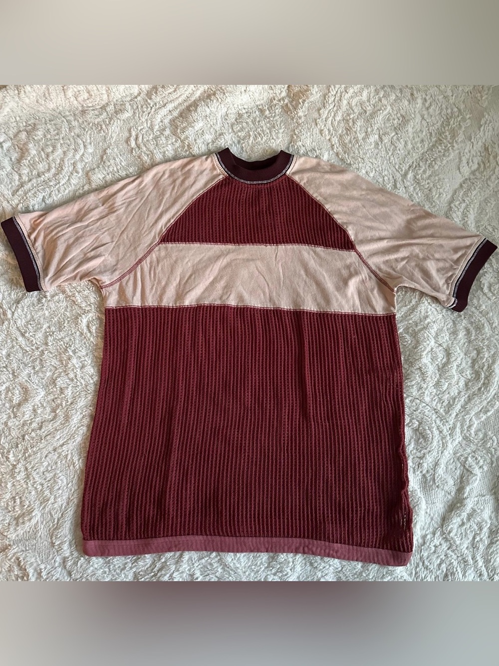 Women’s Anthropologie Silence + Noise Crochet Knit Blouse Small Anthro